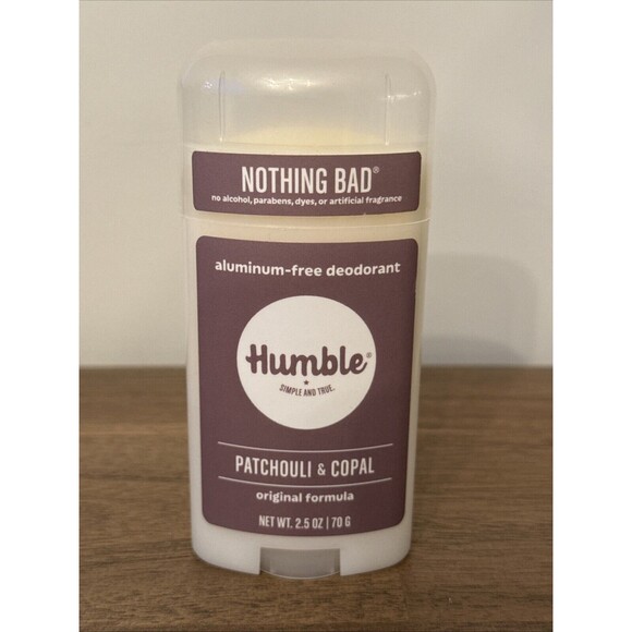 HUMBLE BRANDS Patchouli Copal Frankincense Deodorant, 2.5 OZ, New - Picture 1 of 6